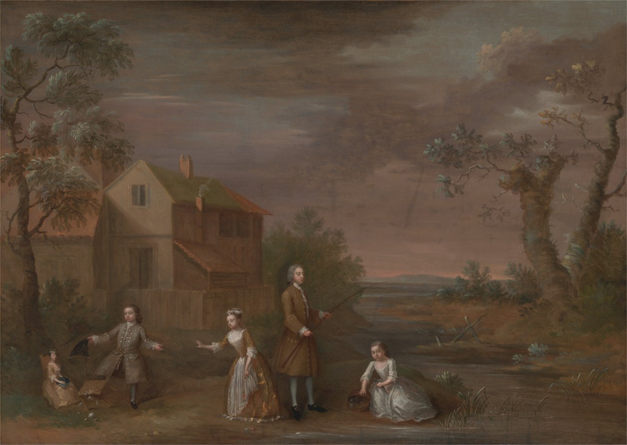 A Family Group Called The Stafford Family by Unbekannt Unbekannt