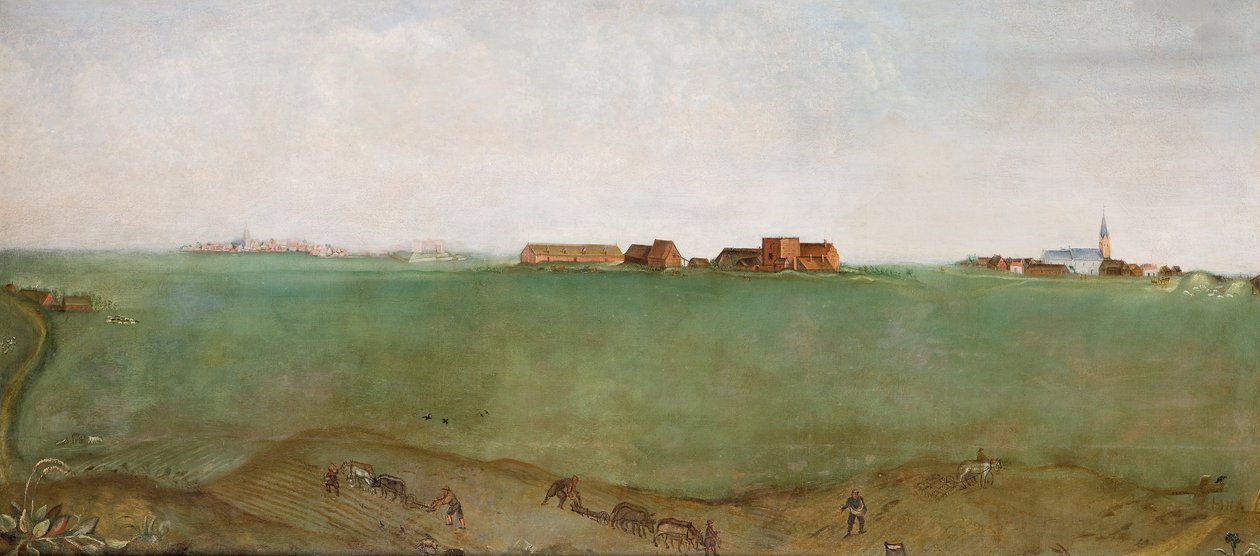 A View of Møgeltøder and Tønder in South Jutland by Unbekannt Unbekannt