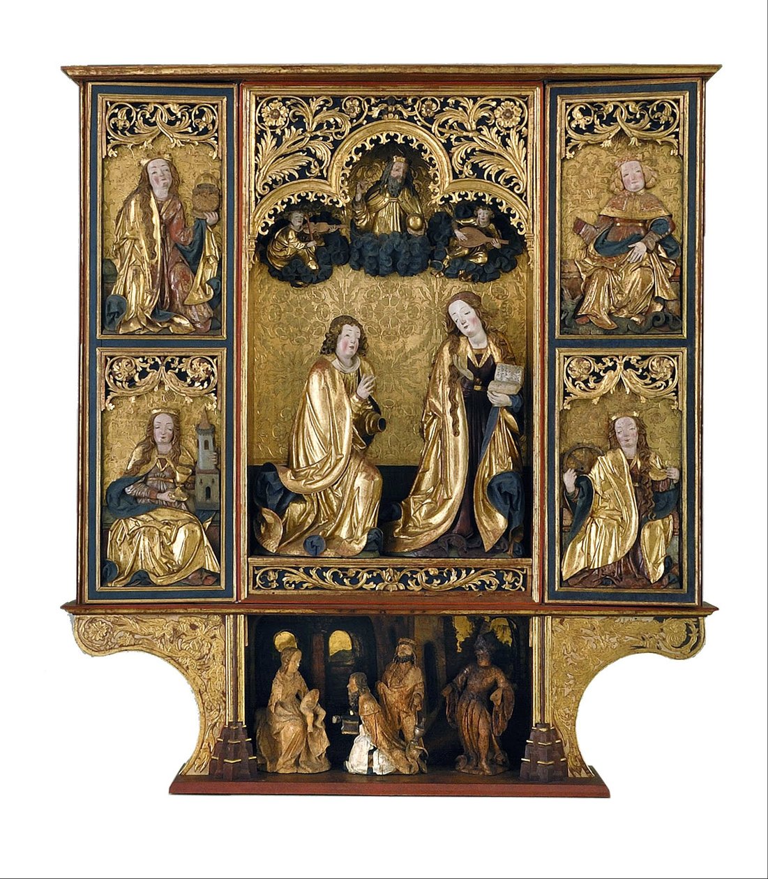 Altarpiece of the Annunciation from Kisszeben by Unbekannt Unbekannt