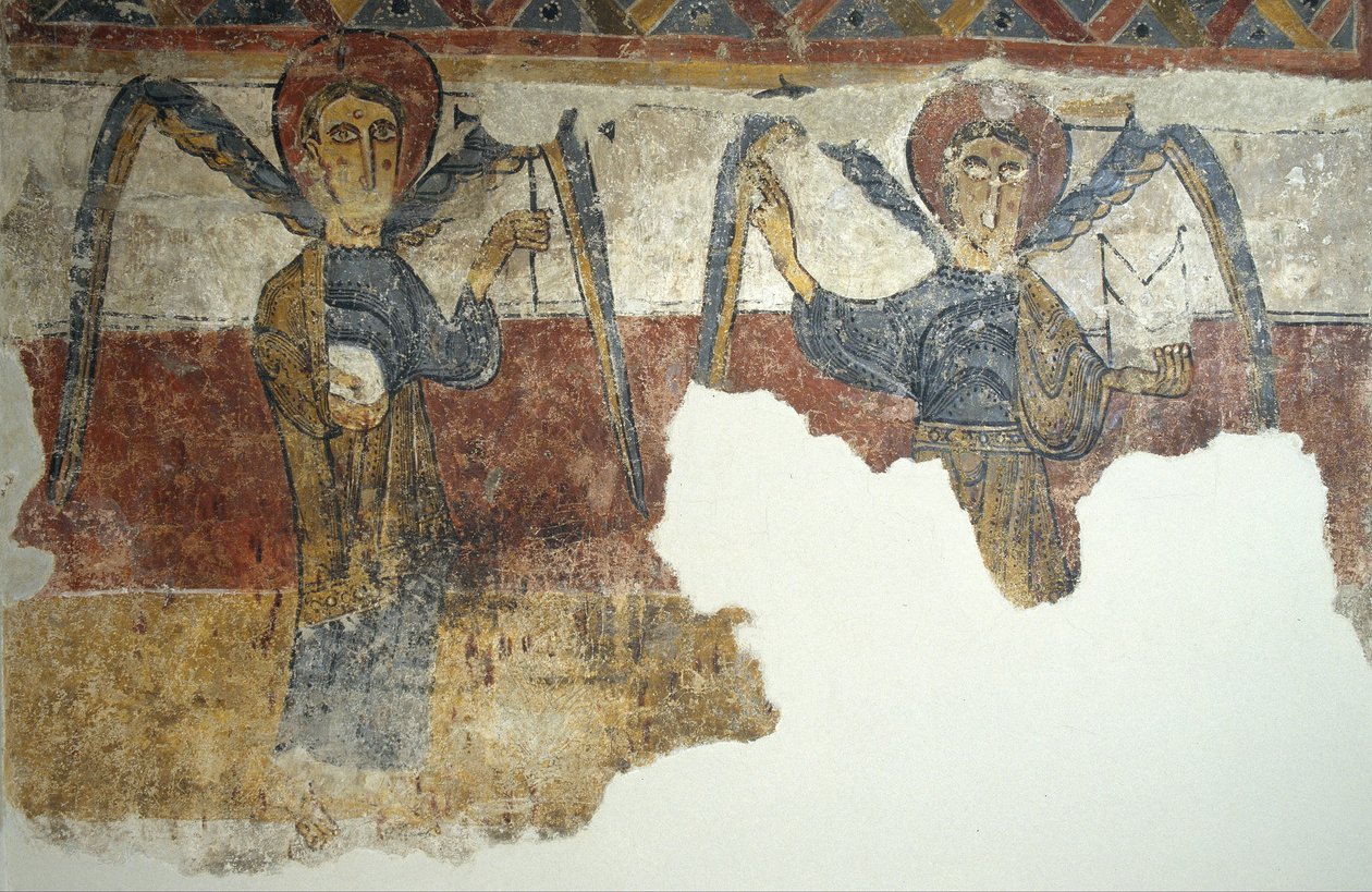 Angels from Santa Maria de Taüll by Unbekannt Unbekannt