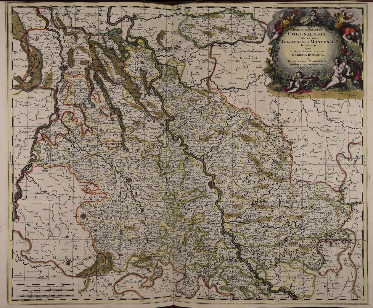 Archbishopric of Cologne between the Duchies of Jülich and Berg by Unbekannt Unbekannt