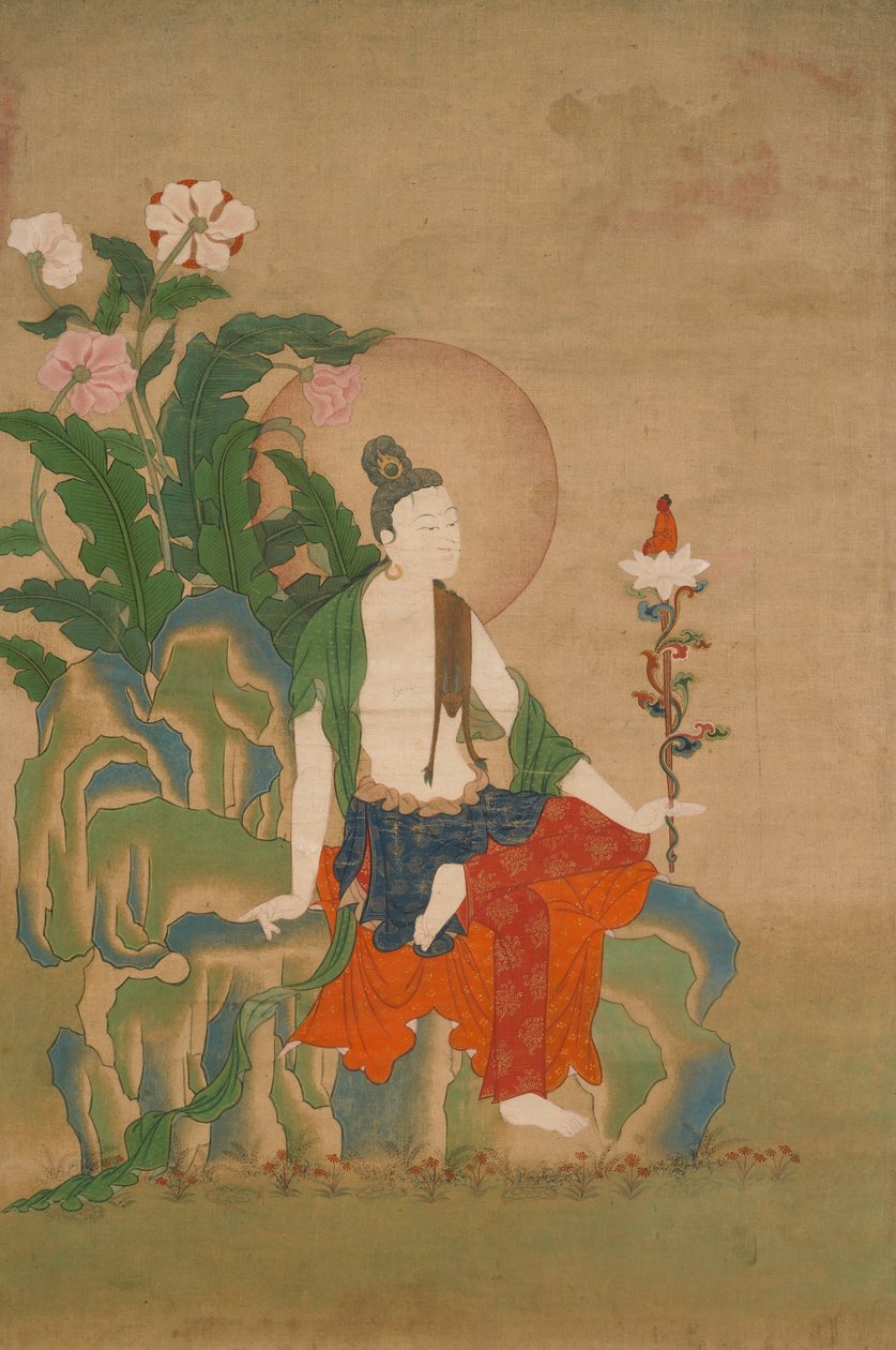 Avalokiteshvara, One of the Eight Great Bodhisattvas by Unbekannt Unbekannt