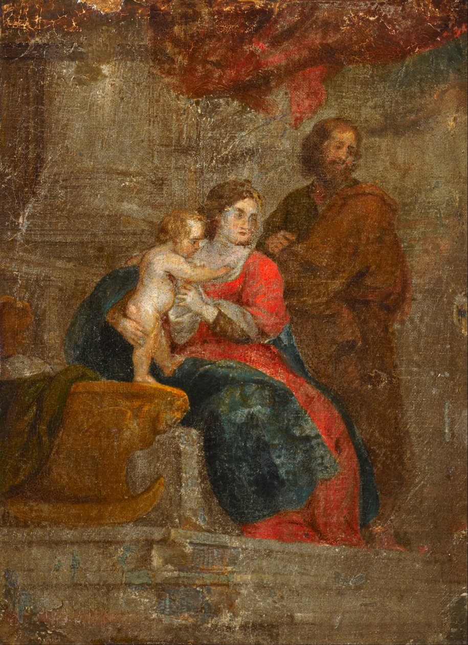 Holy Family by Unbekannt Unbekannt