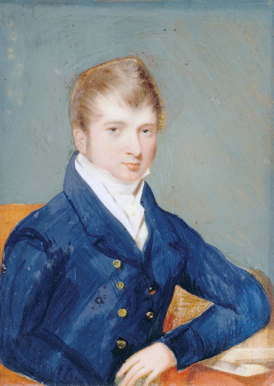 Portrait of a Young Man by Unbekannt Unbekannt