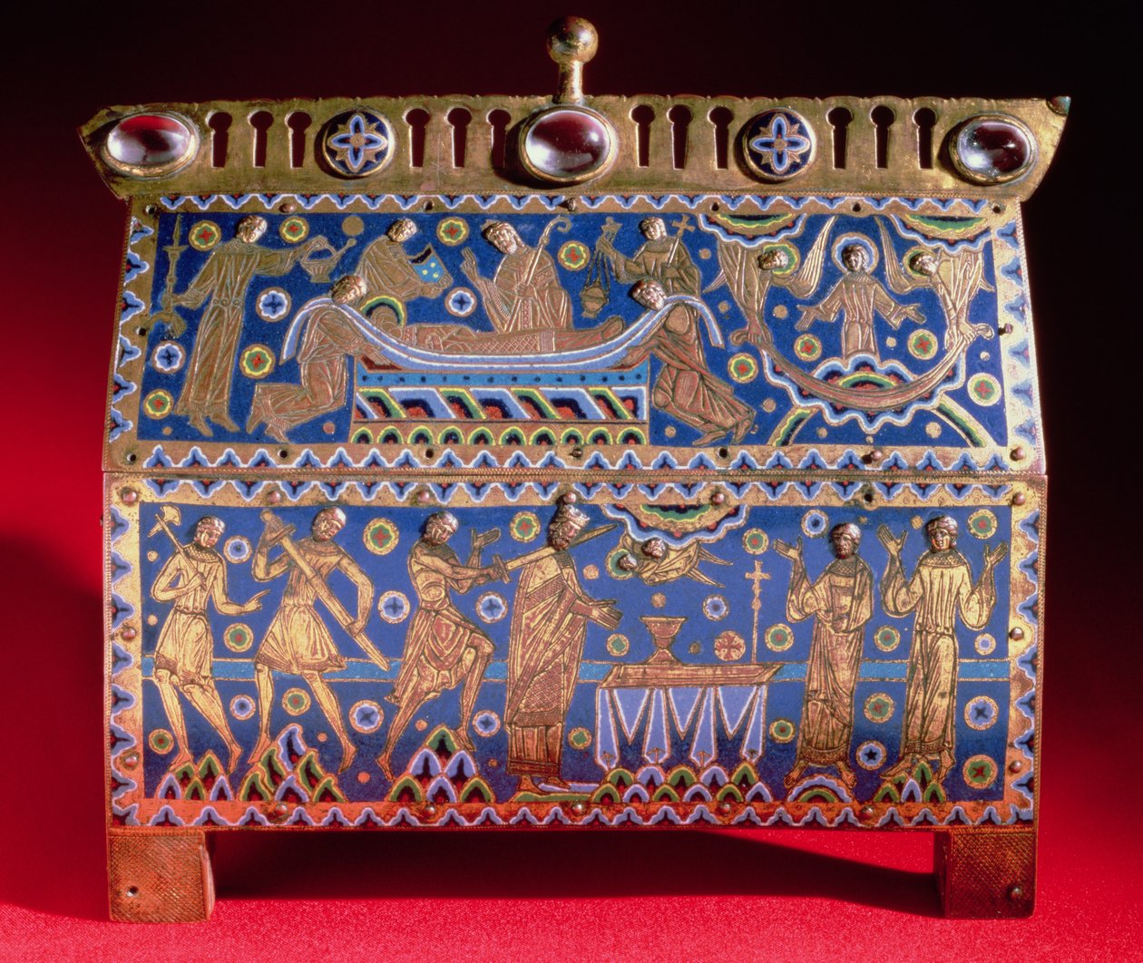 Cask containing the remains of Thomas a Becket, c.1190 by Unbekannt Unbekannt