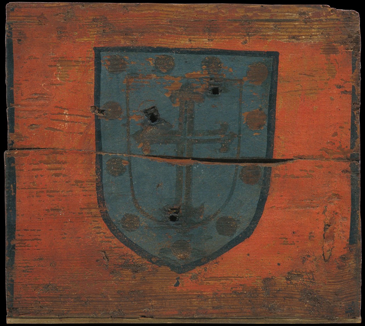 Ceiling panel with coat of arms by Unbekannt Unbekannt
