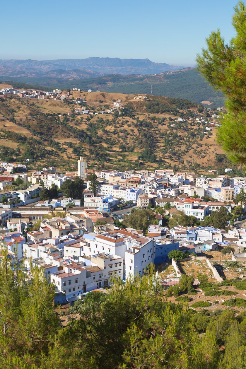 Chefchaouen, Morocco. Overall View of the Town. by Unbekannt Unbekannt