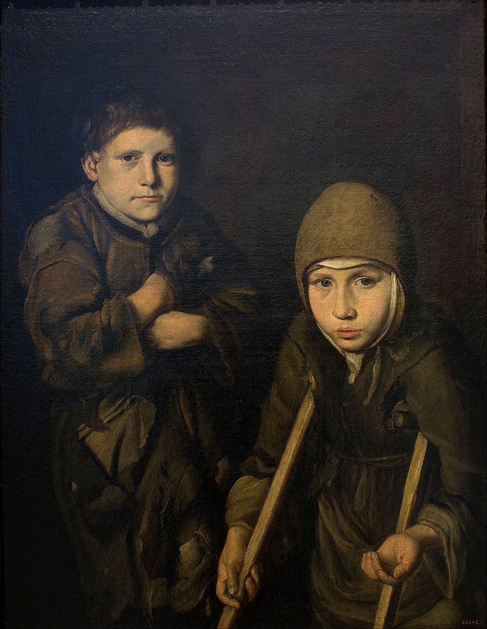 Children Begging by Unbekannt Unbekannt