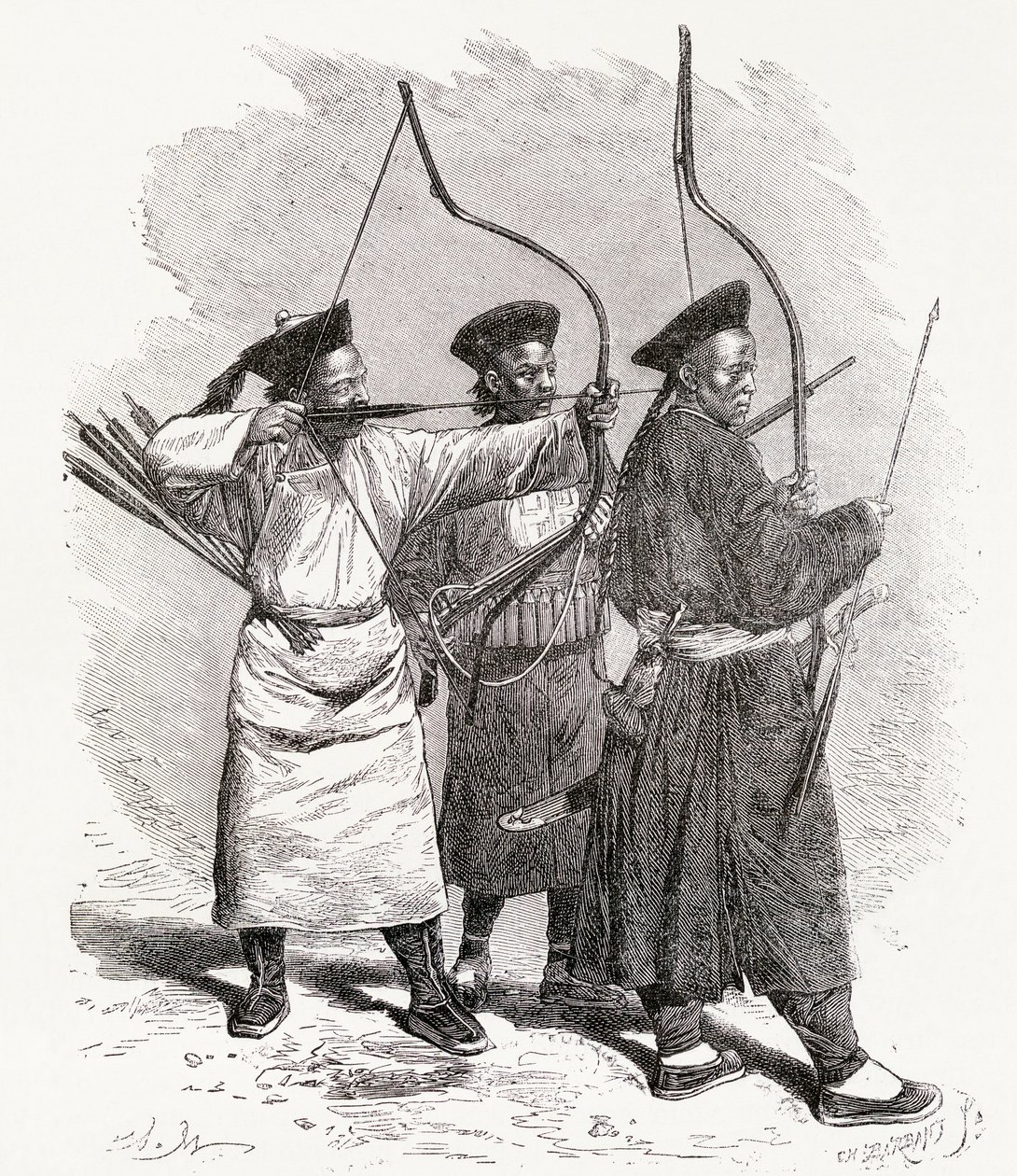 Chinese Archers by Unbekannt Unbekannt