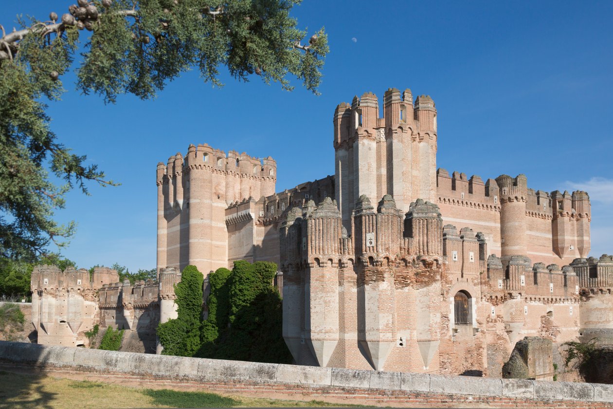 Coca, Segovia Province, Spain. Coca Castle. Important Example of Mudéjar Military Architecture by Unbekannt Unbekannt
