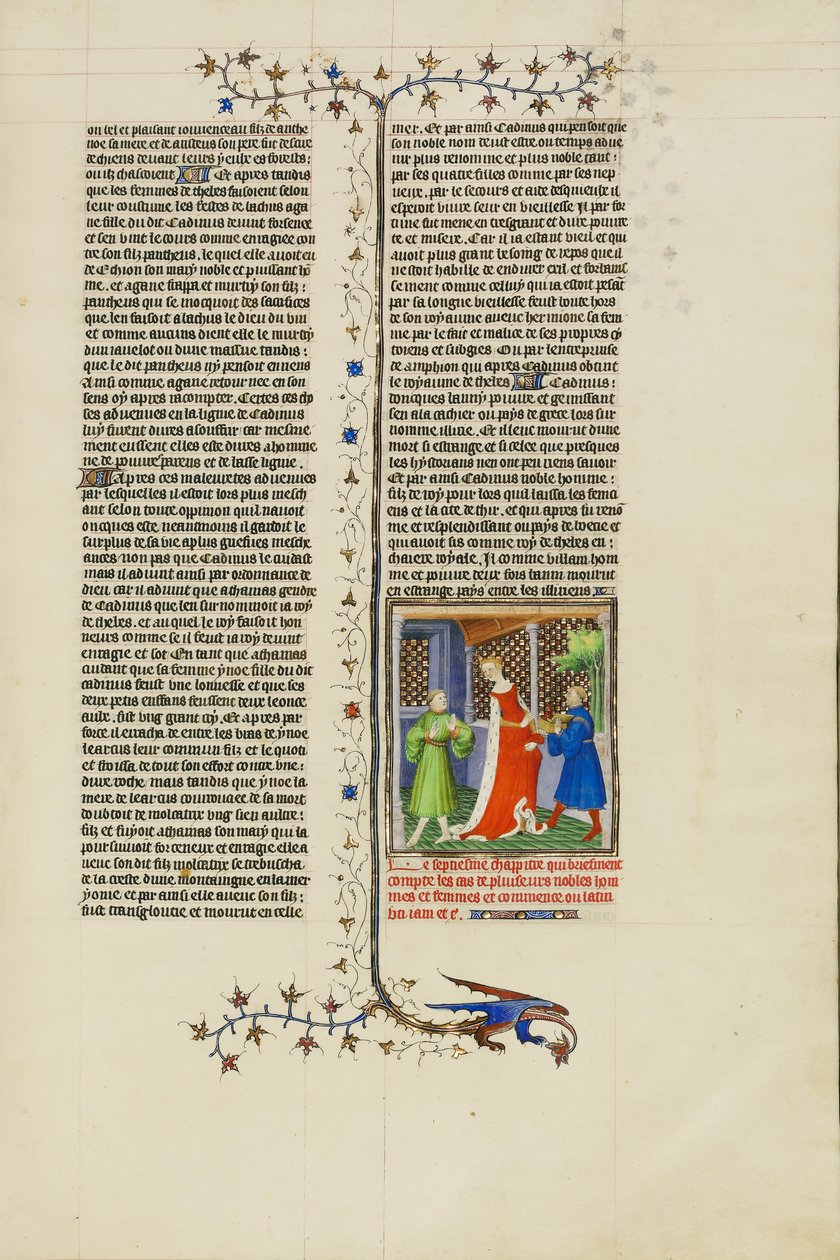 Creusa Receiving the Burning Jewelry from Medea by Unbekannt Unbekannt