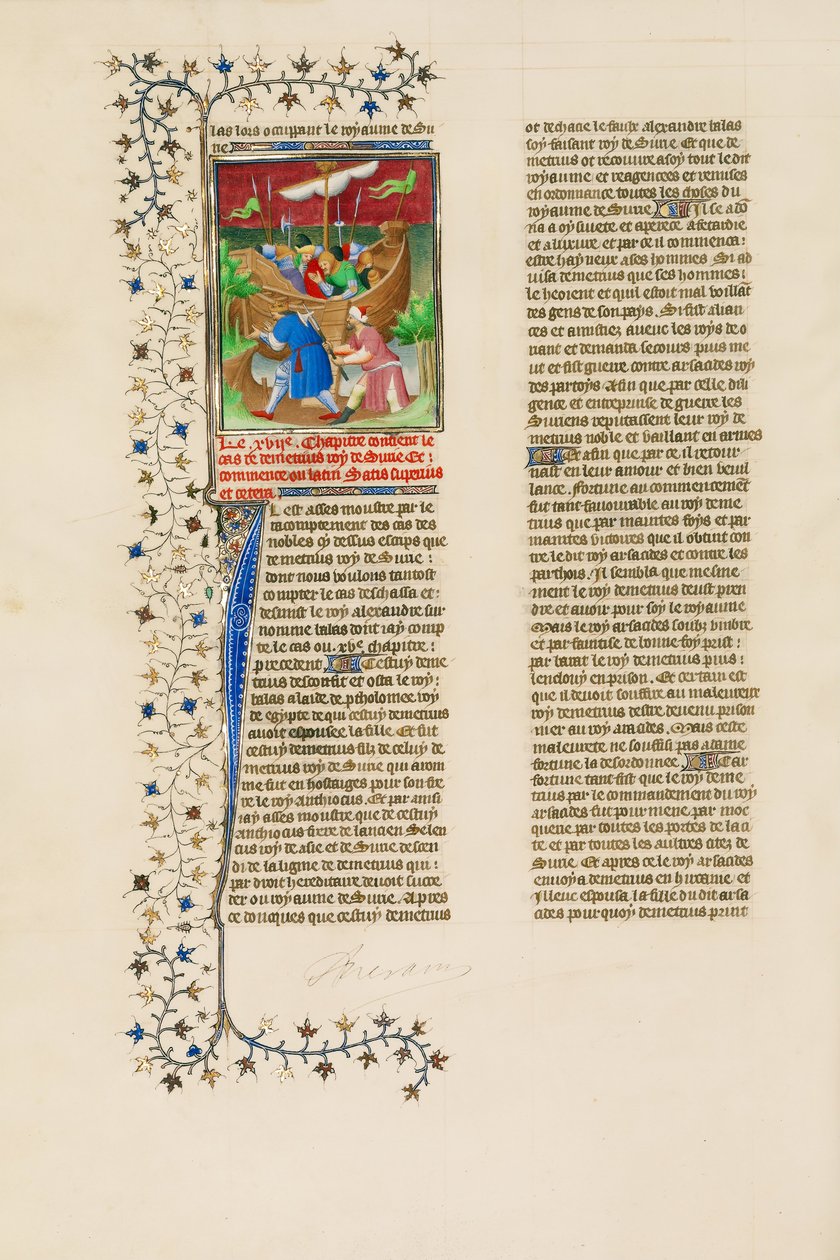 Demetrius Nicator, King of Syria, Killed as He Attempts to Land at Tyre by Unbekannt Unbekannt