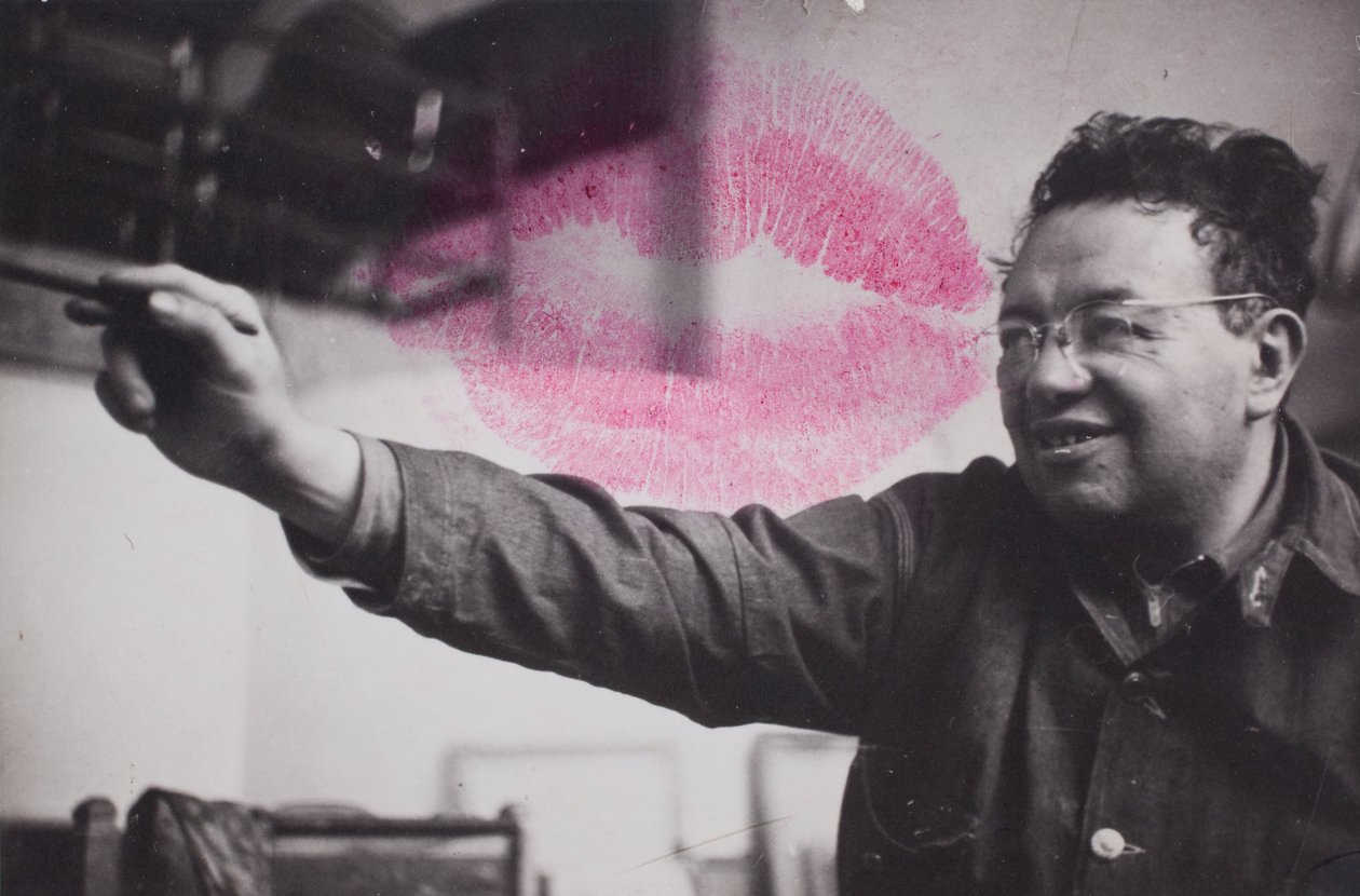 Diego Rivera (in his studio at San Angel) by Unbekannt Unbekannt