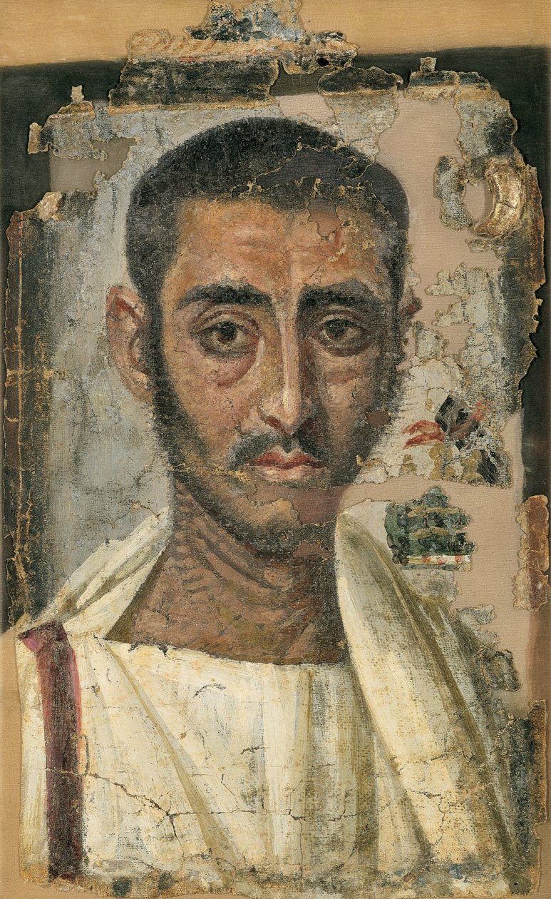Funeral Portrait of a Man by Unbekannt Unbekannt