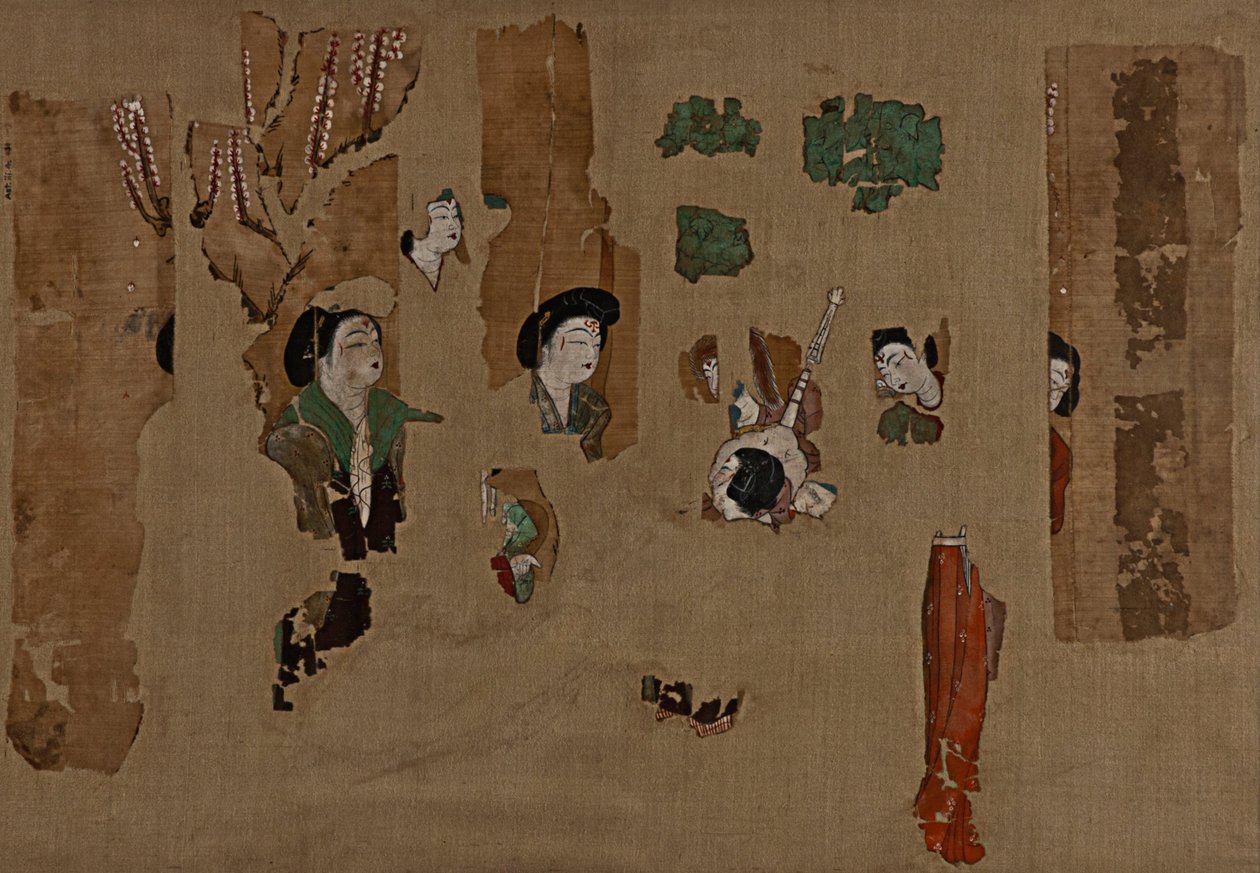 Ladies in a Garden by Unbekannt Unbekannt