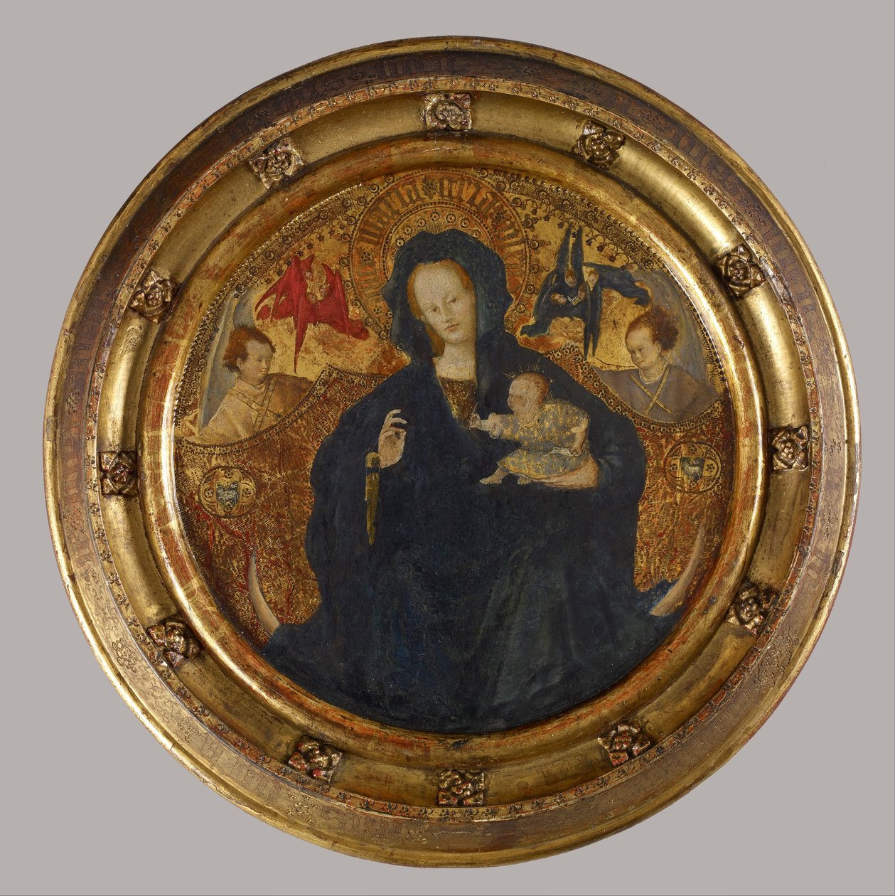 Madonna with the Christ Child Writing by Unbekannt Unbekannt