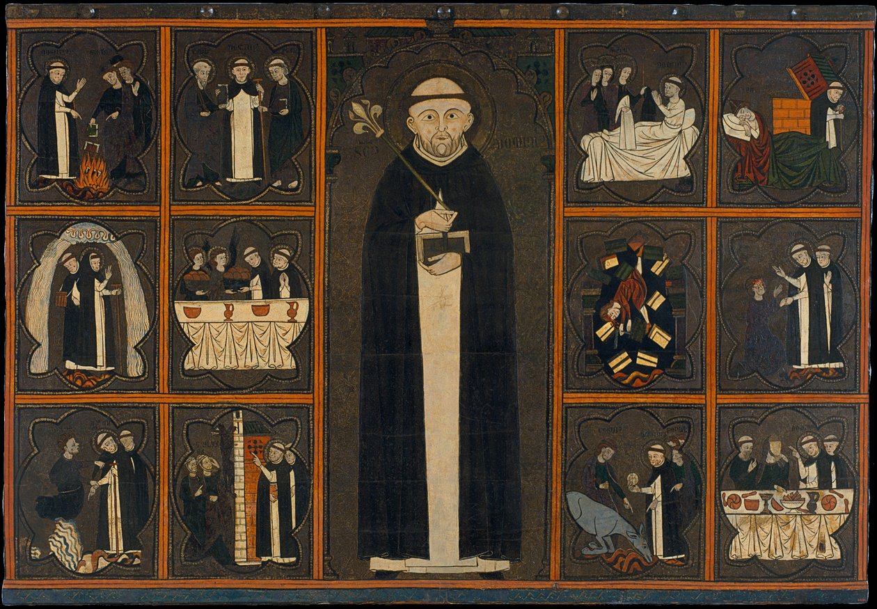 Panel of Saint Dominic by Unbekannt Unbekannt