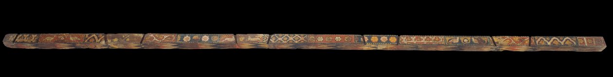 Rafter with Geometrical, Plant, Animal and Heraldic Motifs by Unbekannt Unbekannt
