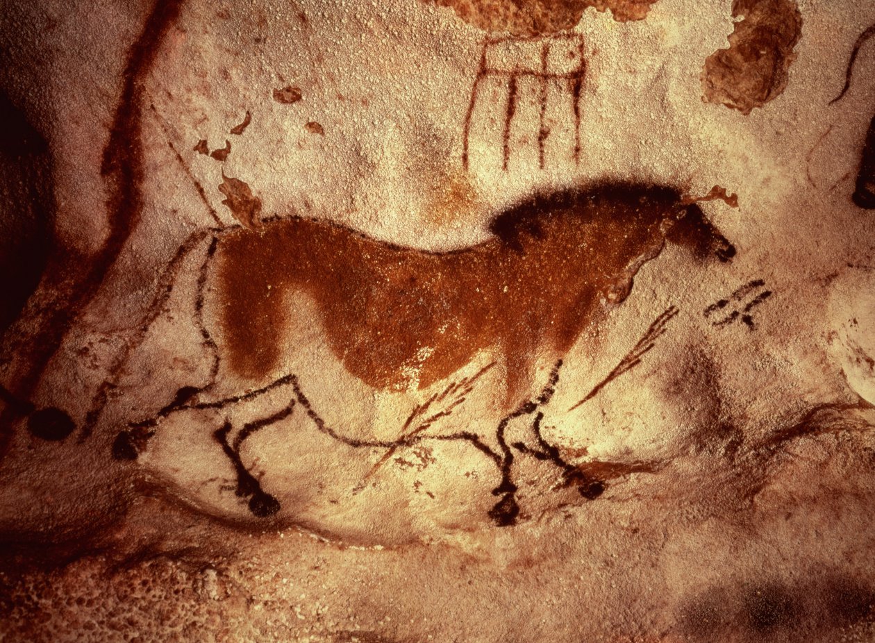 Rock Painting of a Horse, c.17000 BC by Unbekannt Unbekannt