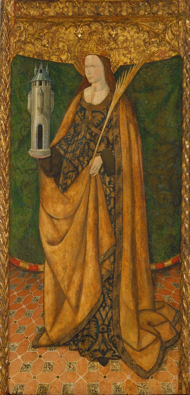 Saint Barbara by Unbekannt Unbekannt
