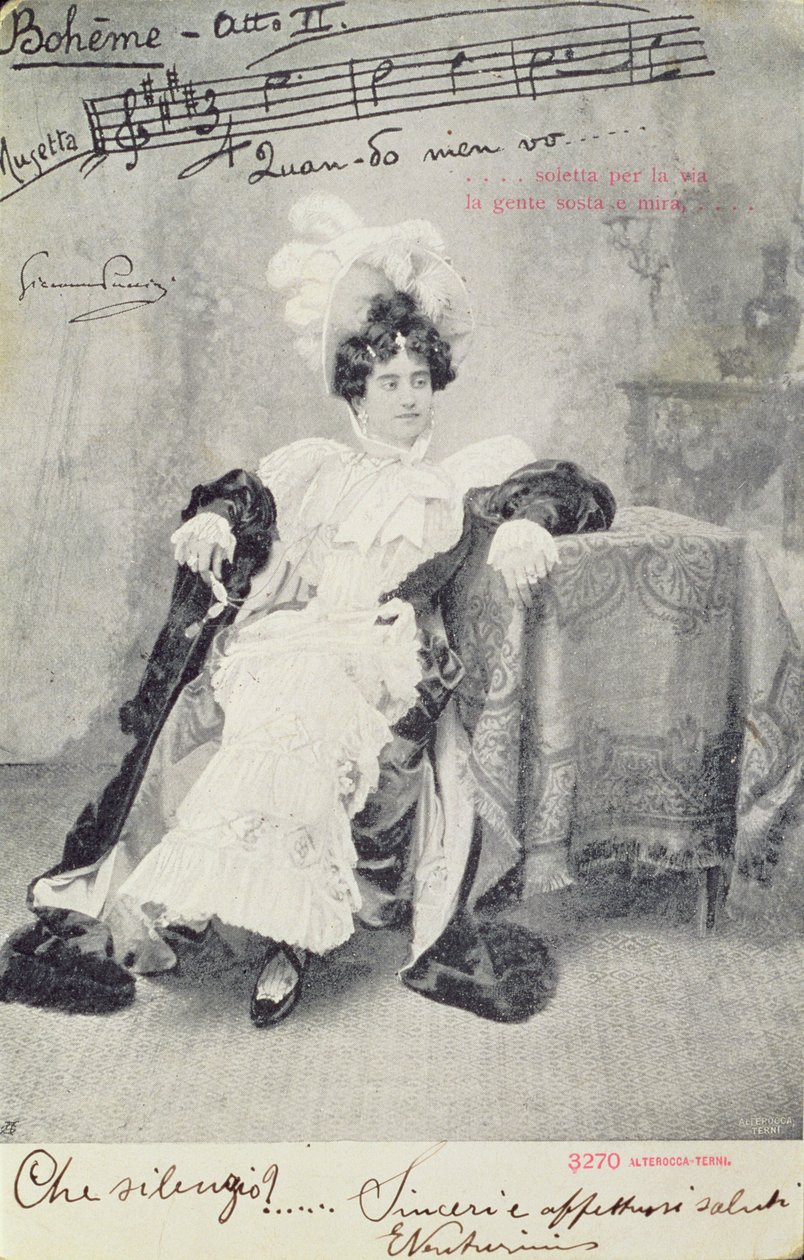 Scene from Act II of the opera 