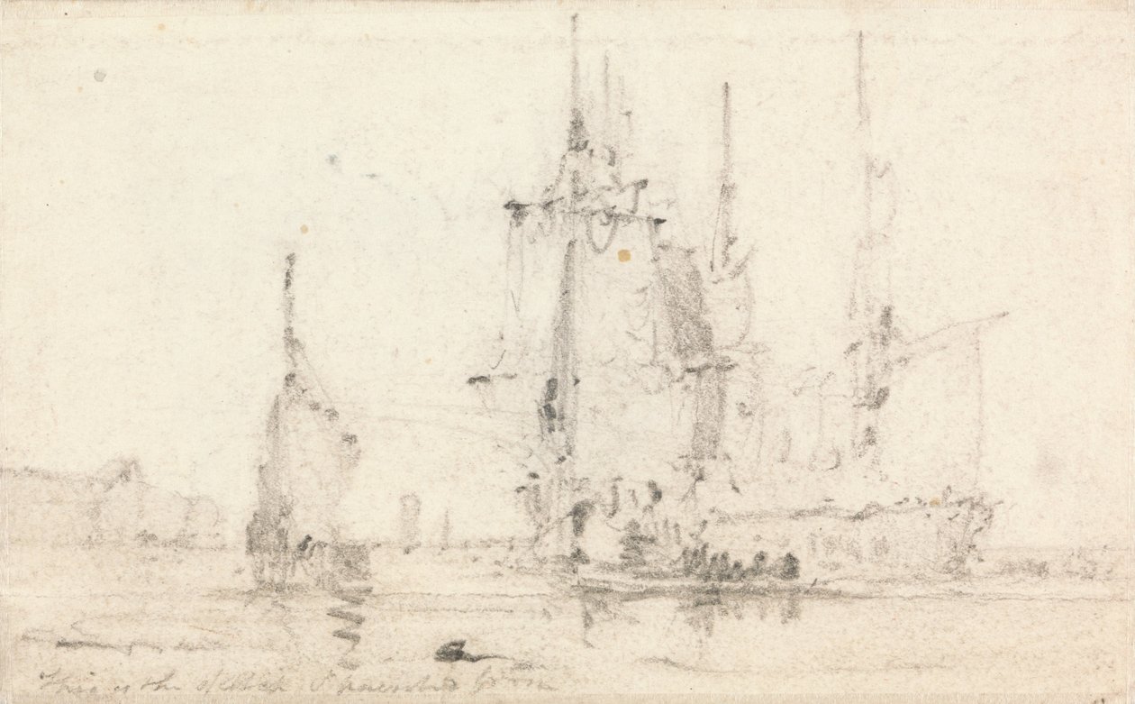 Ships near the Coast by Unbekannt Unbekannt