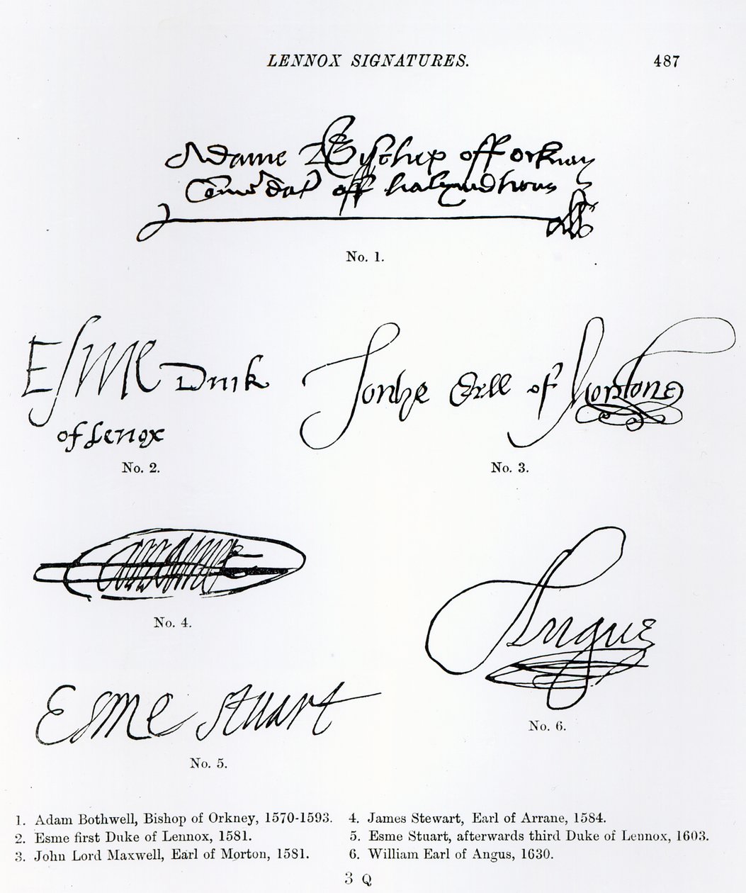 Signatures of 16th and 17th Century Scottish Clergy and Aristocracy by Unbekannt Unbekannt