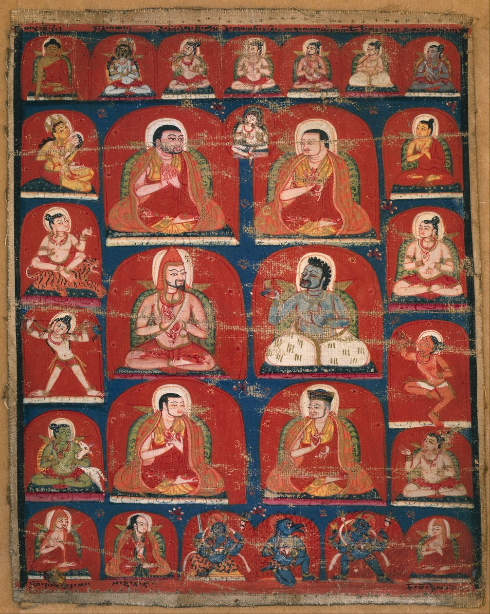 Taglung Lineage Teachers by Unbekannt Unbekannt