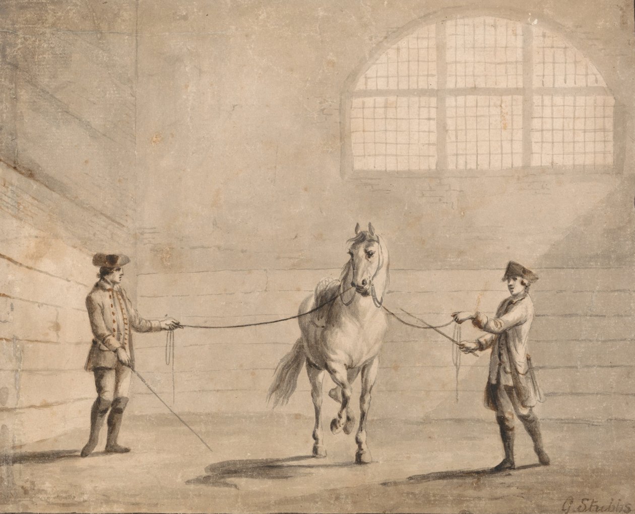 Tattersalls Training School by Unbekannt Unbekannt