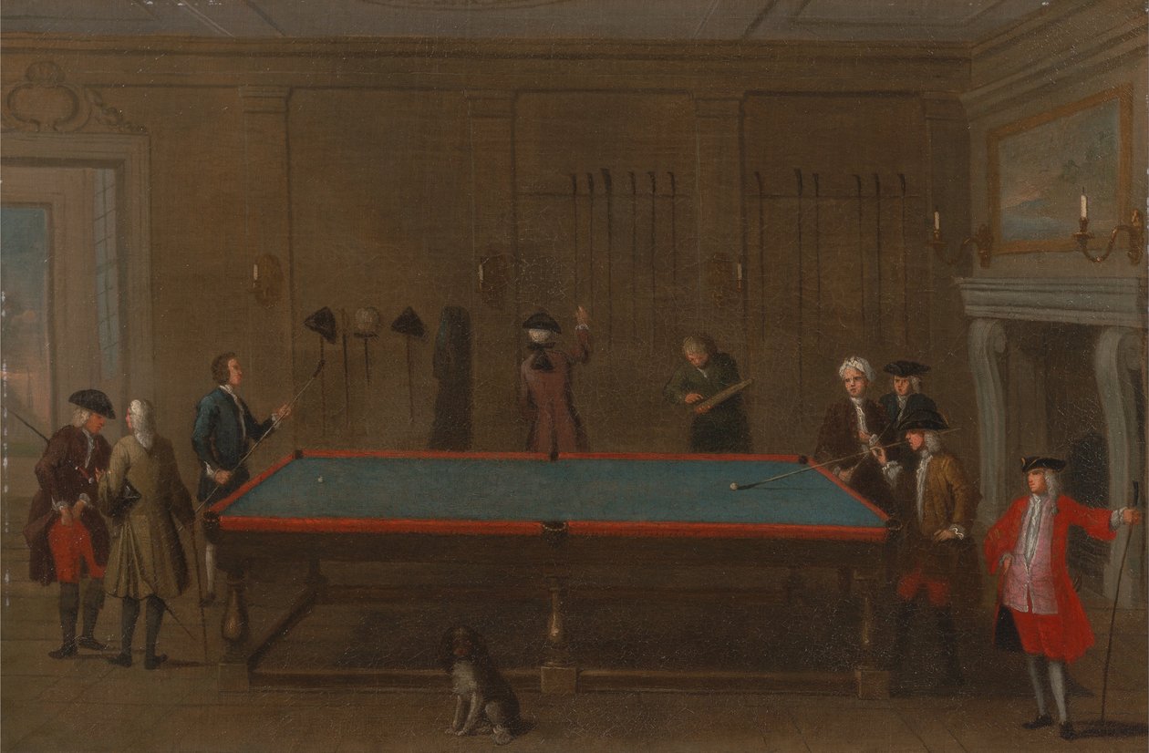 The Billiard Room by Unbekannt Unbekannt