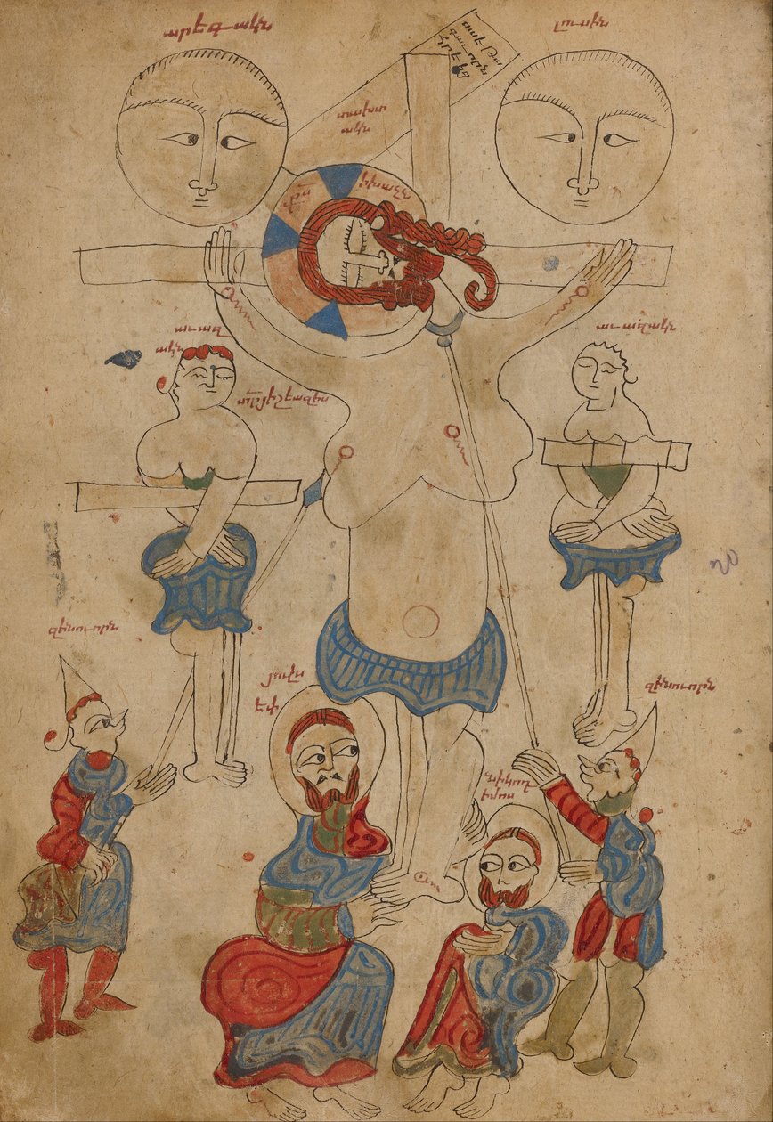 The Crucifixion and The Deposition by Unbekannt Unbekannt