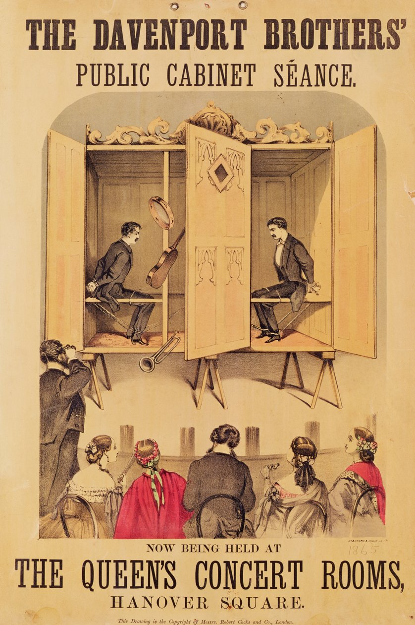 The Davenport Brothers, Poster for Seance by Unbekannt Unbekannt