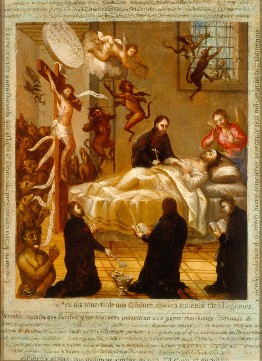 The Death of the Just Man by Unbekannt Unbekannt