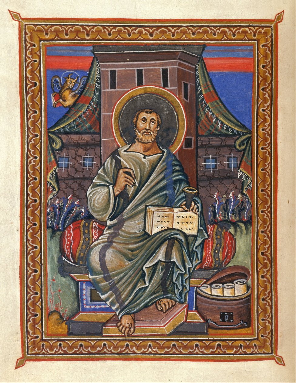 The Evangelist Luke by Unbekannt Unbekannt