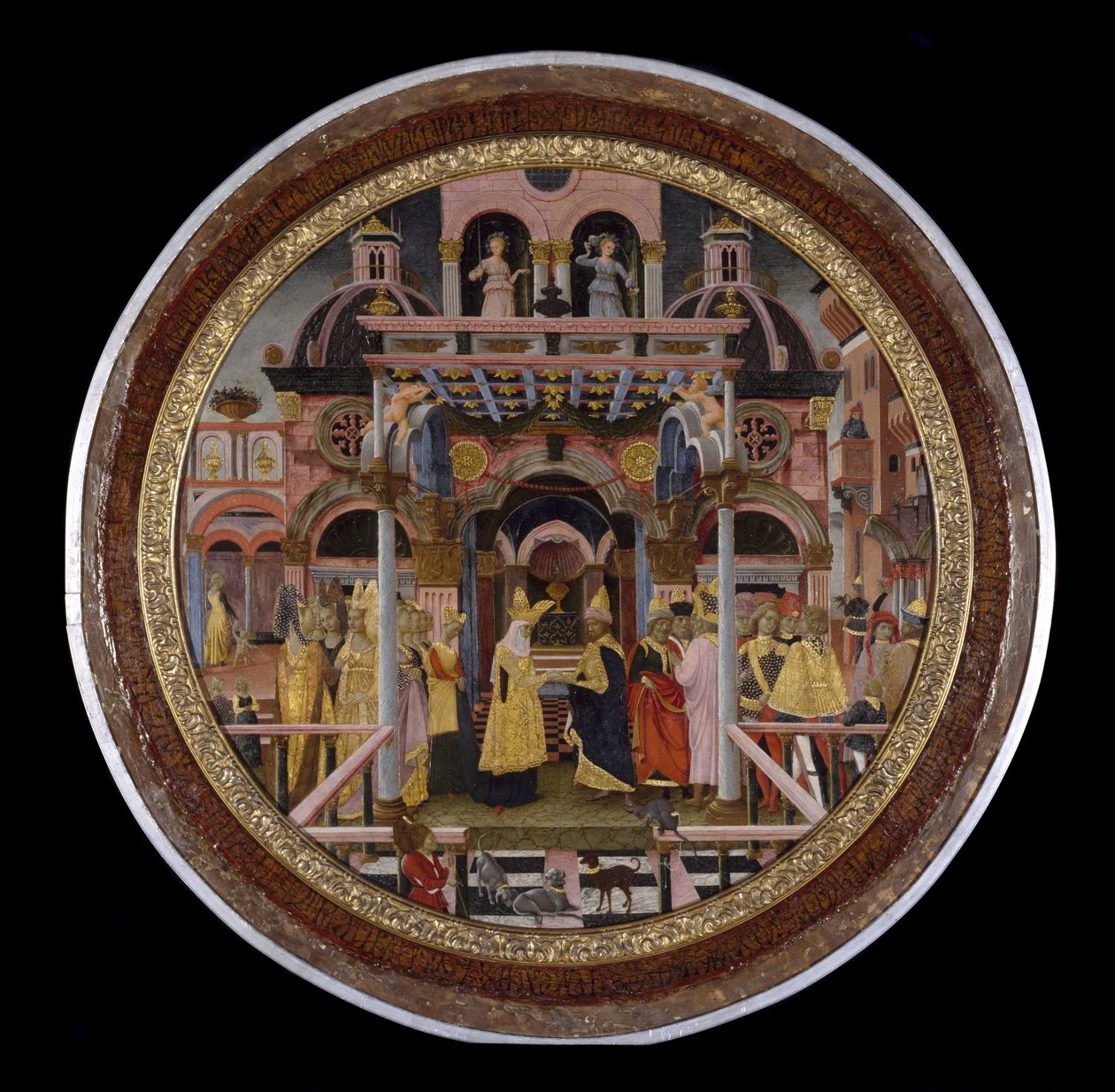 The Meeting of Solomon and the Queen of Sheba by Unbekannt Unbekannt