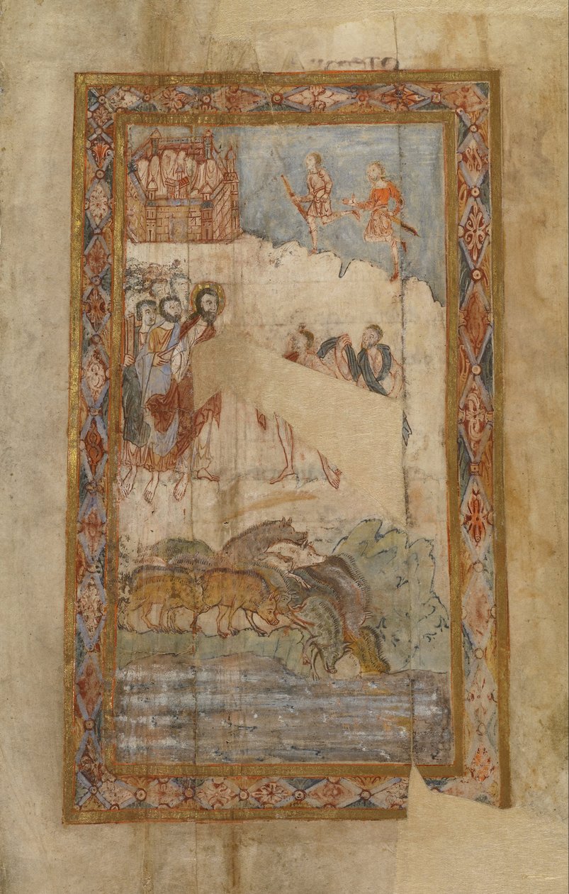 The Miracle of the Gadarene Swine by Unbekannt Unbekannt