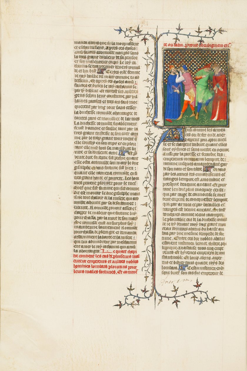 The Mutilation of the Byzantine Emperors Justinian II and Phillipicus by Unbekannt Unbekannt