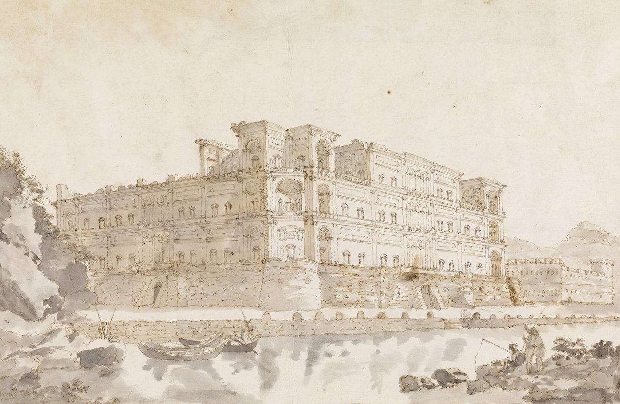 The Palace of Donn Anna at Naples by Unbekannt Unbekannt