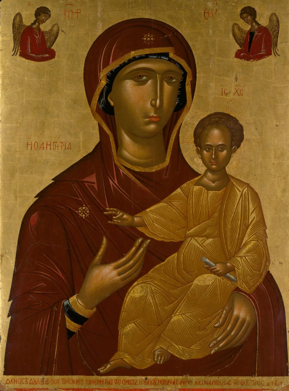 The Virgin Hodegetria by Unbekannt Unbekannt