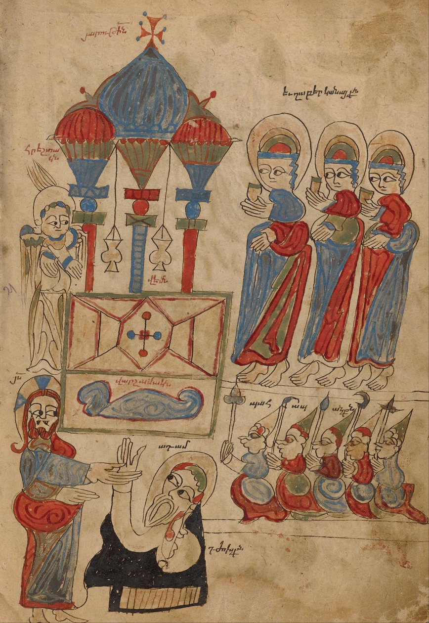 The Women at the Tomb; The Descent into Limbo by Unbekannt Unbekannt