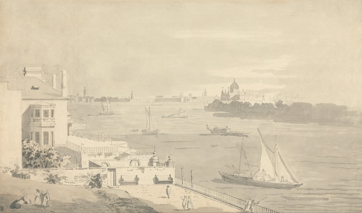 View of London from Richmond House, Whitehall by Unbekannt Unbekannt