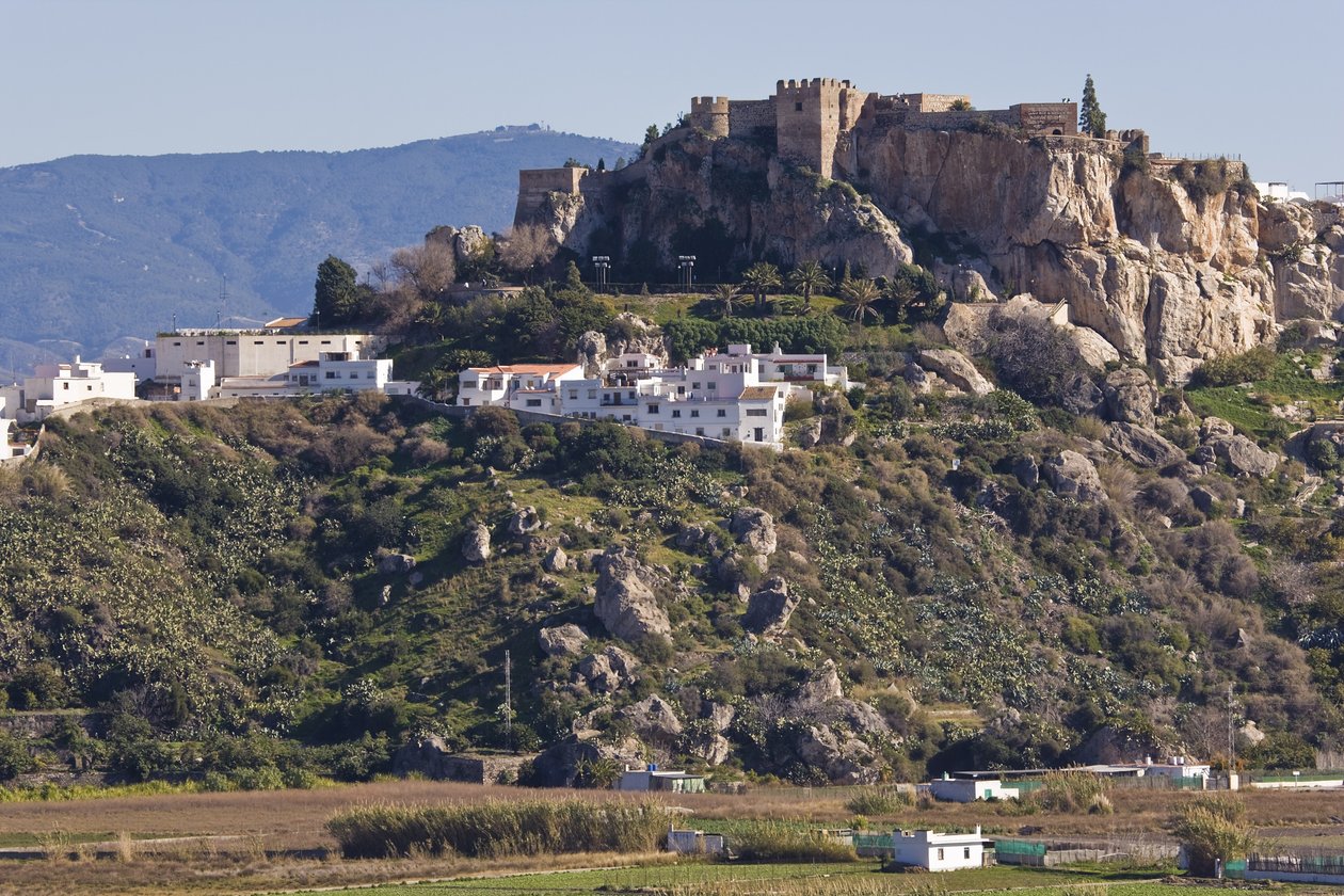 View of Salobrena by Unbekannt Unbekannt