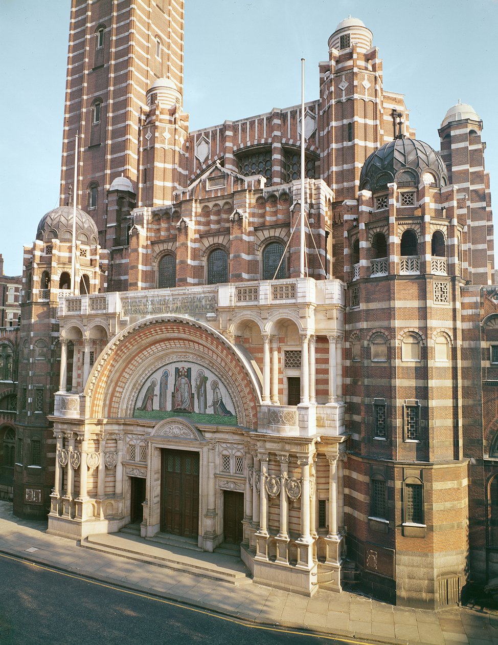 View of Westminster Cathedral by Unbekannt Unbekannt