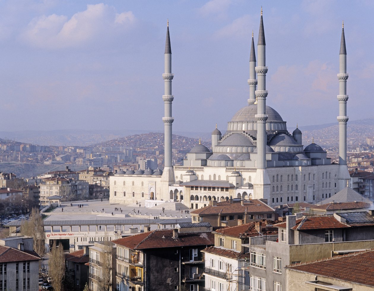 View of the Kocatepe Mosque by Unbekannt Unbekannt