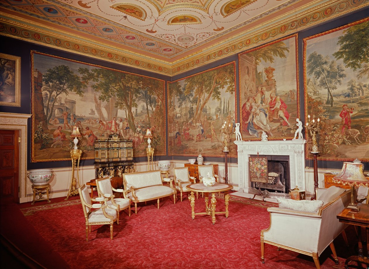 View of the Drawing Room by Unbekannt Unbekannt