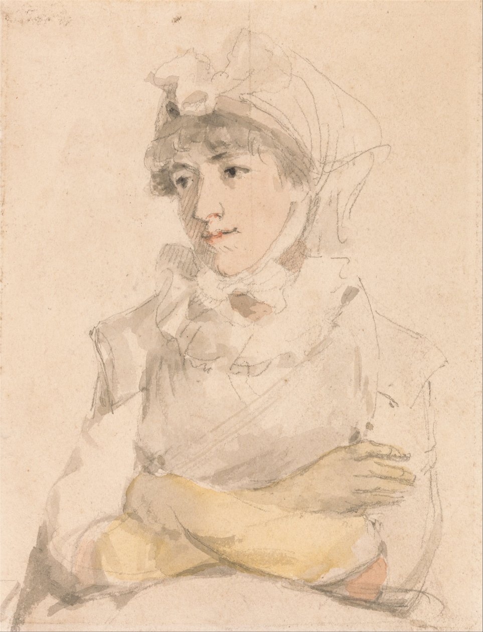 Woman with Folded Arms by Unbekannt Unbekannt
