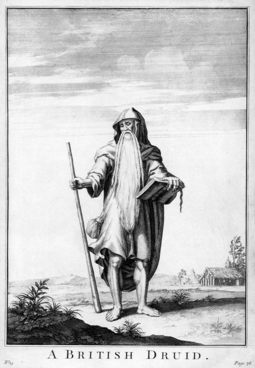 A British Druid by Unbekannt