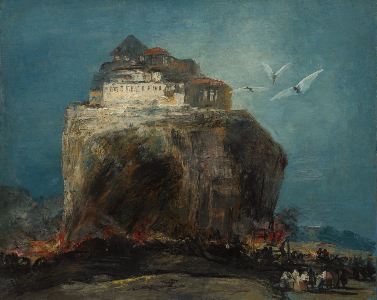 A City on a Rock by Unbekannt