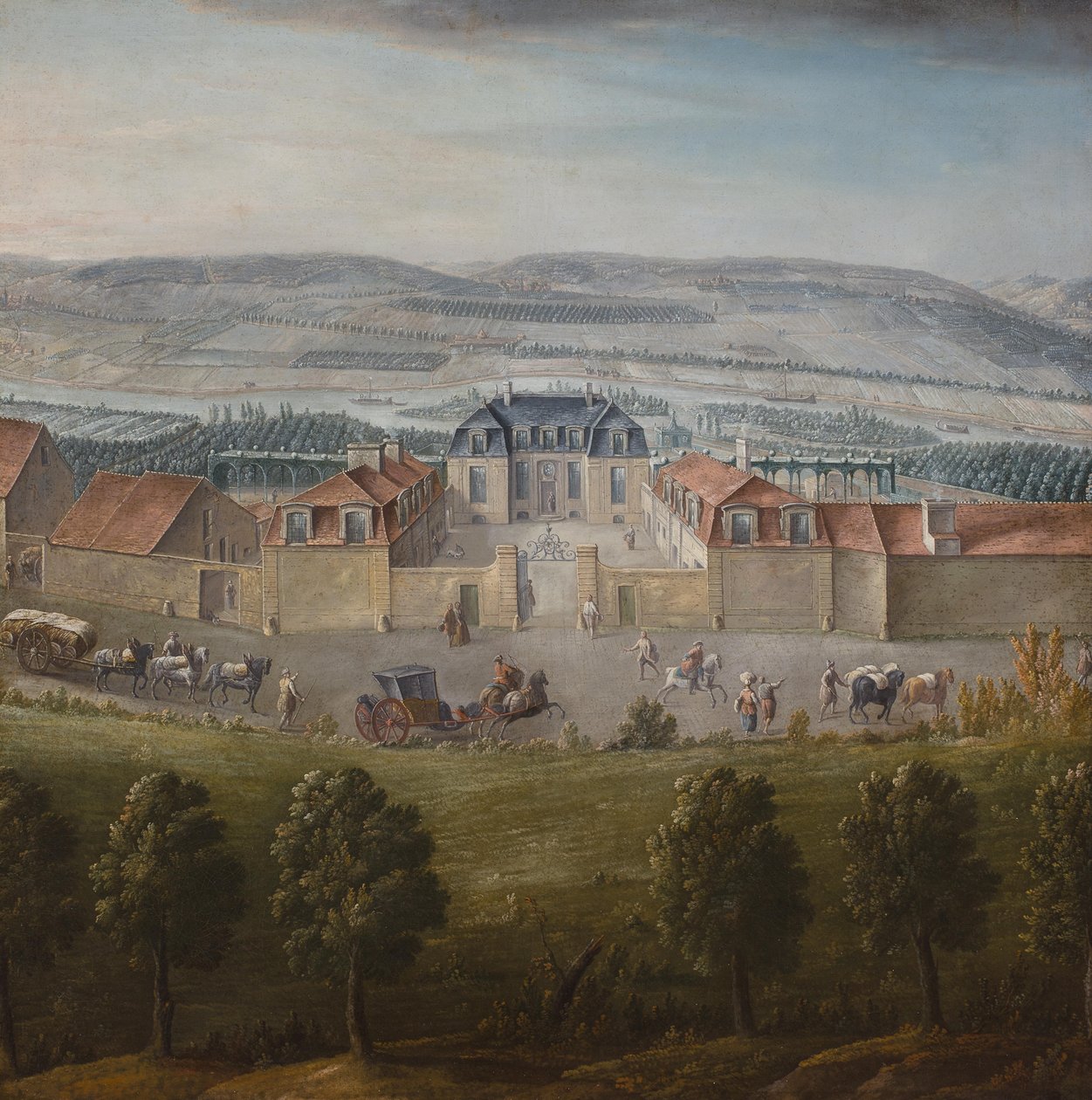 A French Estate by Unbekannt