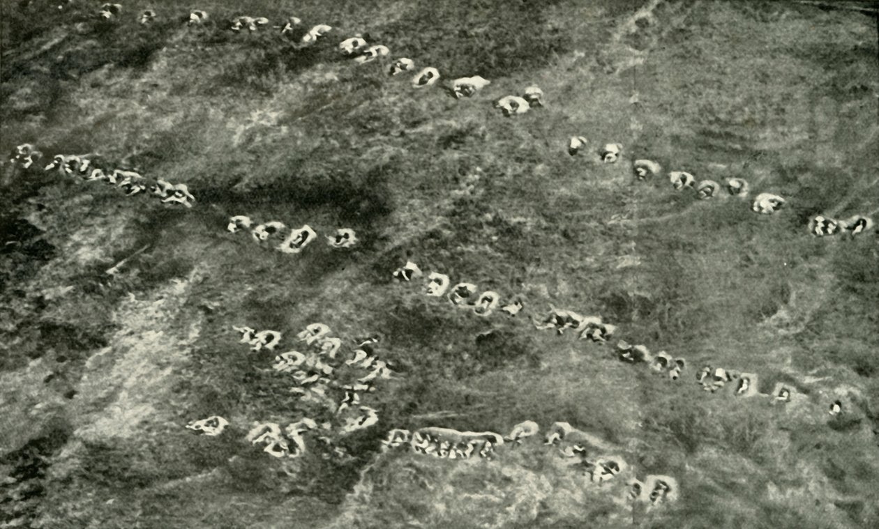 A Infantry Attack Across No Mans Land by Unbekannt